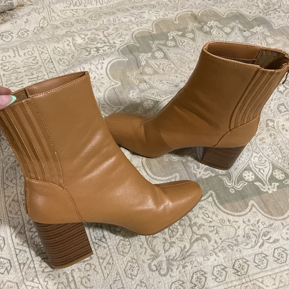Tan Booties - Picture 5 of 10